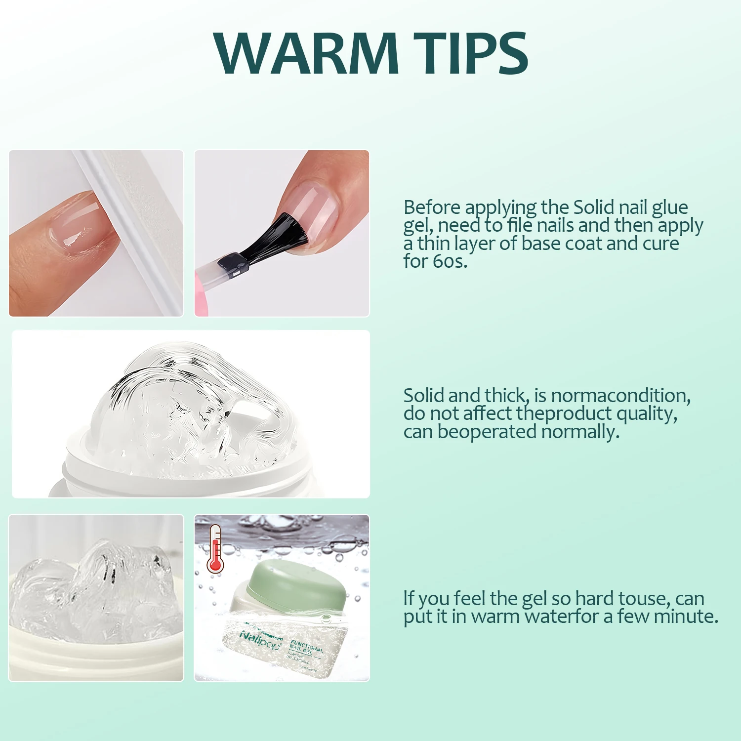 جل صمغ الأظافر الصلب ومجموعة إزالة للضغط على نصائح 80 مللي مزيل الصمغ لإزالة الأظافر بسرعة للتقليم المنزلي