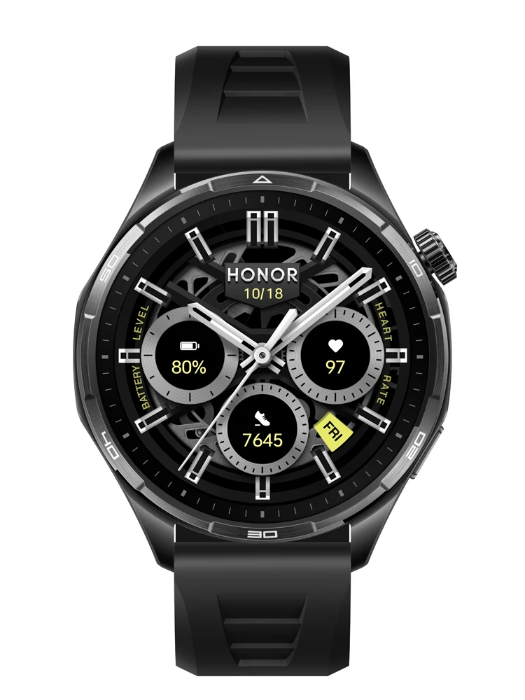 Honor Watch 6 Smartwatch GPS 46 mm, Display 1,46 Zoll LTPS 3000 Nits