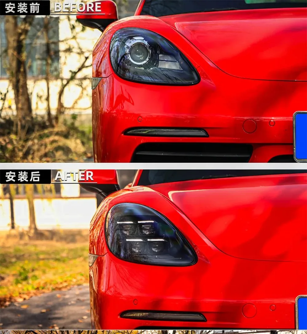 Upgraded to 2025 Style LED Headlights for  718 Car Headlights 2016-2023 982 Headlights