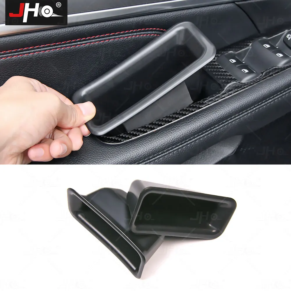 

JHO Car Door Handle Organizer Storage Box For Ford Explorer 2016 2017 XLT Limited Sport Platinum 2016 2017