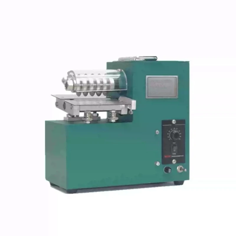 Leather Slitting  Small Cloth Cutting Machine  Adjustable Speed Industrial Round Knife Opening Machine