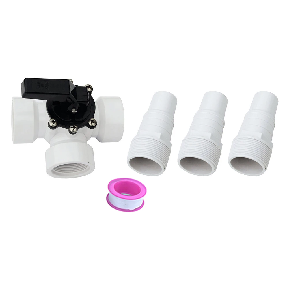 Internal Thread Valve 3-Way Solar Valve 1.5 Inches Female Thread Easy Plumbing Connection For Irrigation Systems