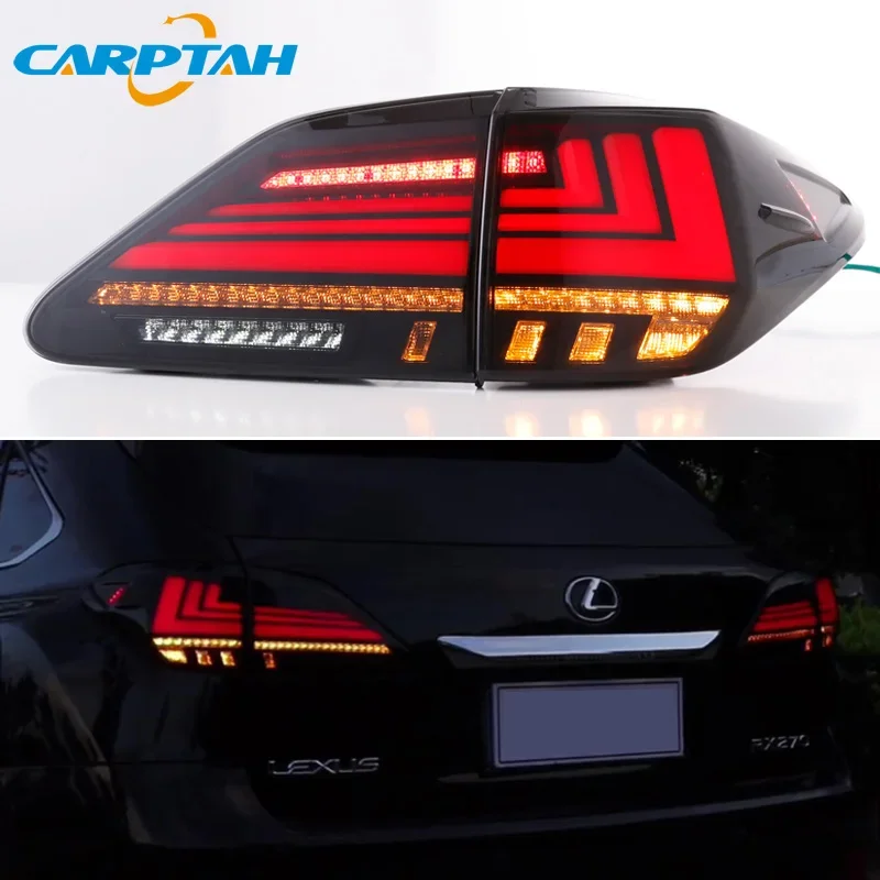 Car LED 12V Taillights For Lexus RX RX270 RX350 2009 - 2015 Rear Running Lamp Brake Reverse Dynamic Turn Signal Car Tail Light