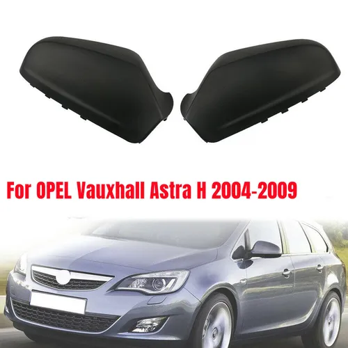 Para Opel Vauxhall Astra H 2004 2005 2006 2007 2008 2009 reemplazo de coche cubierta de espejo retrovisor lateral tapa de ala embellecedor de puerta Exterior