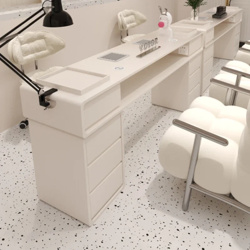 

Высокое качество, роскошные маникюрные столы для ногтей, белый ящик, красота, профессиональные столы для ногтей, офисные женские столы для салона красоты Nageltisch Furni