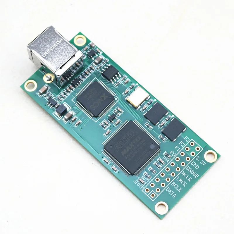 XMOS XU208 CPLD цифровая USB аудио-карта, асинхронная USB-карта DSD256/PCM384 для ЦАП-усилителя