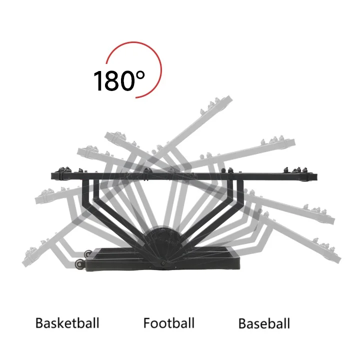 Sports Rebound Pitchback Net Adjustable Training Practice Duty Construction with Adjustable Angles Basketball Training Equipment