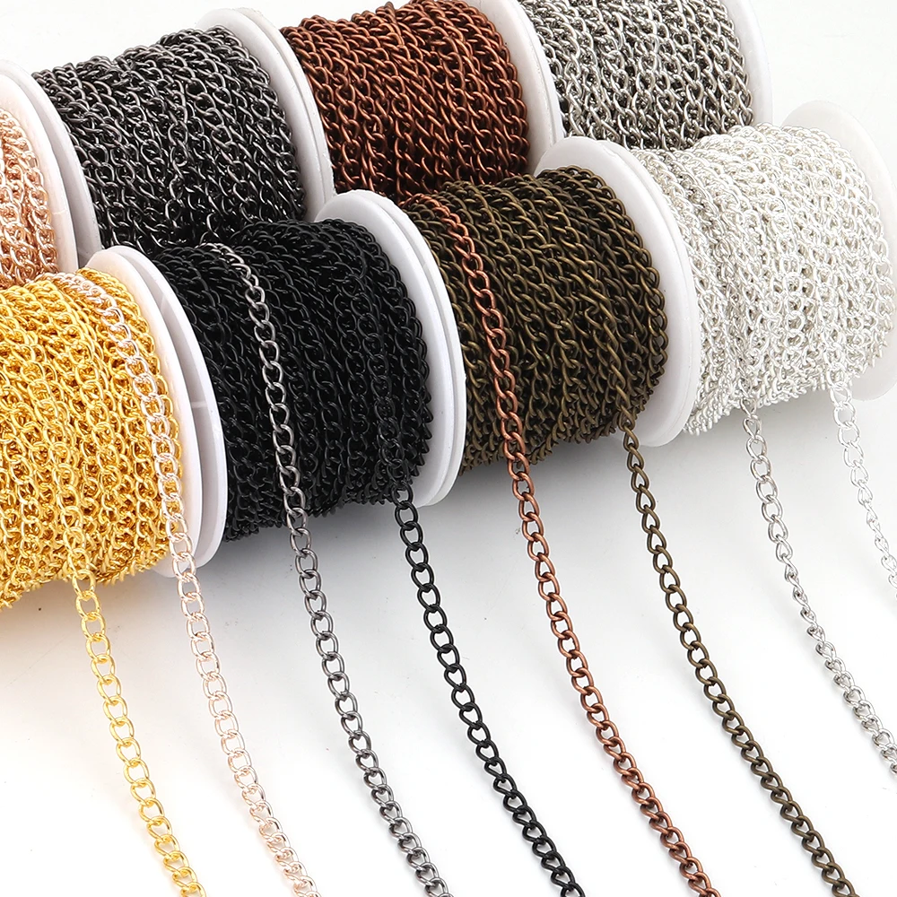 10 yard/rulo Düz 2-6mm Uzatma - Body Jewelry Chain incelemesi ve fiyatı