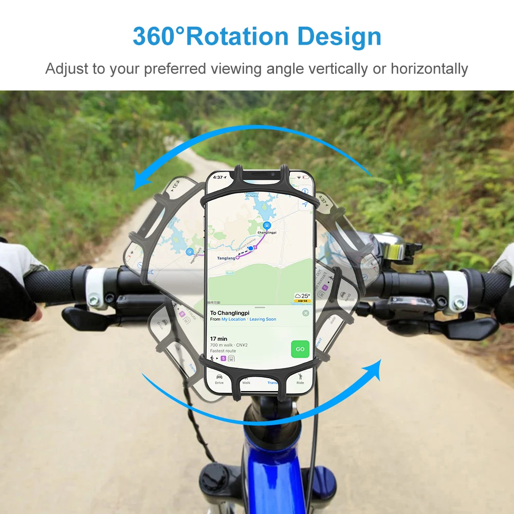 Bicycle Mobile Cellphone Holder Bike Phone Holder Motorcycle Suporte Celular For iPhone Samsung Xiaomi Gsm Houder Fiets