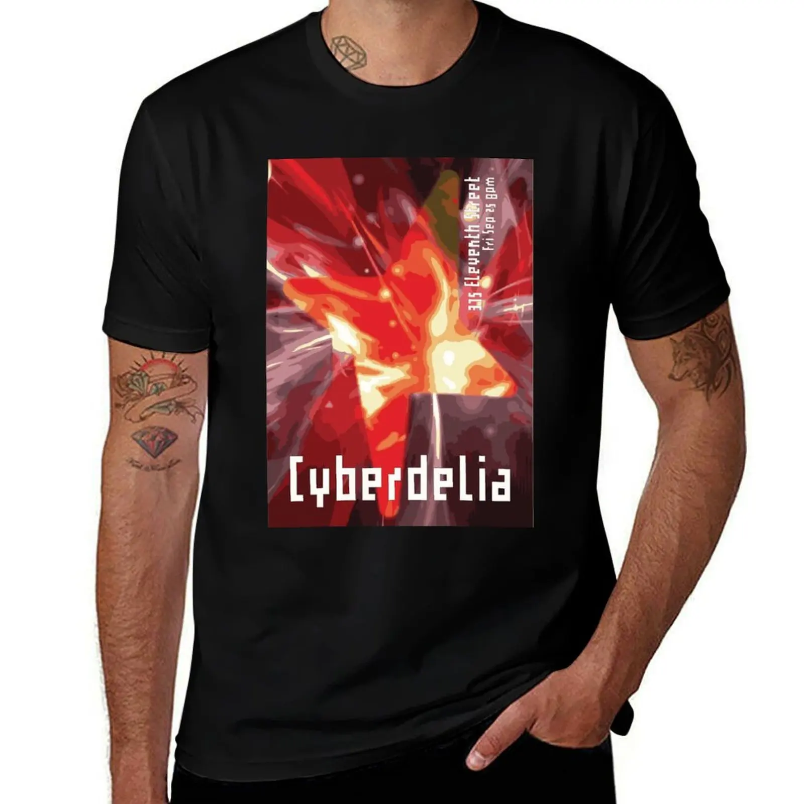 

Cyberdelia T-Shirt T-shirts man luxury t-shirt cute clothes funny t shirts men
