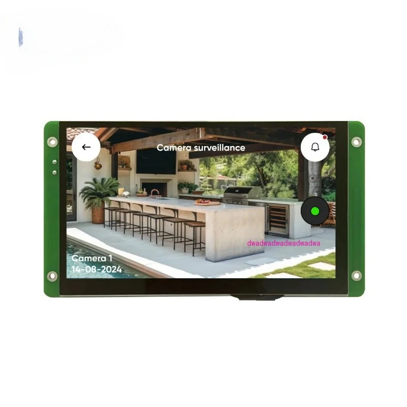

7 Inch 800*480 TN TFT LCD Display 262K High Brightness FSK Bus Camera HMI Touch Screen