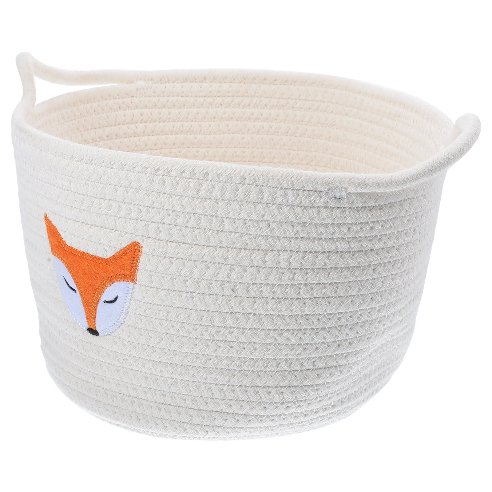 

Large Capacity Woven Storage Basket Cotton Laundry Bin Hamper Small Shelves Bins Kids Toys Organizer Rope Basket Home Desk Snack