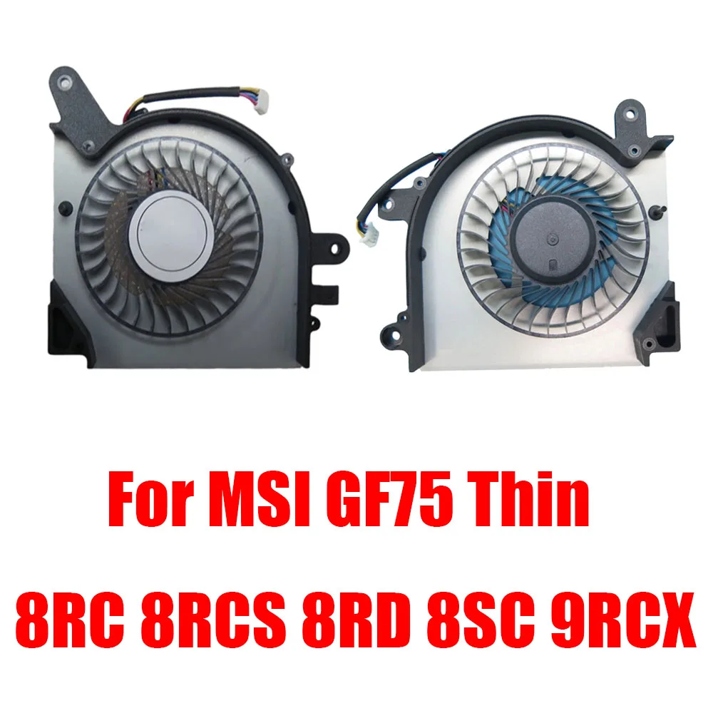 For MSI Pulse GL66 12U 12UCK 12UDK 12UEK 12UEOK 12UGK 12UGOK 12UGKV 12UGSZK 12UGSZOK DC5V N460 N477 0.5A 0.8A Laptop CPU GPU Fan
