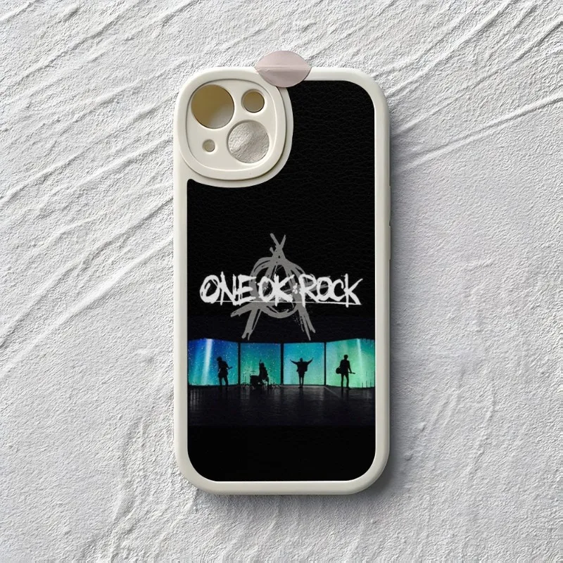 ONE OK Band ROCK Phone Case For Iphone 14 13 12 Pro Max 11 Mini X Xr Xs 7 8 Puls Lambskin Silicone Cover