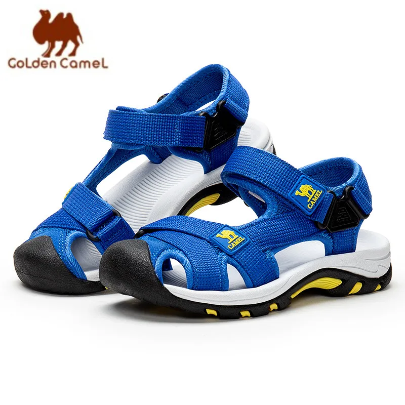 GOLDEN CAMEL Children's Sandals Anti-collision Women Shoes Non-slip Soft Bottom Boys Beach Sandal 2023 New Shoes for Men Slipper