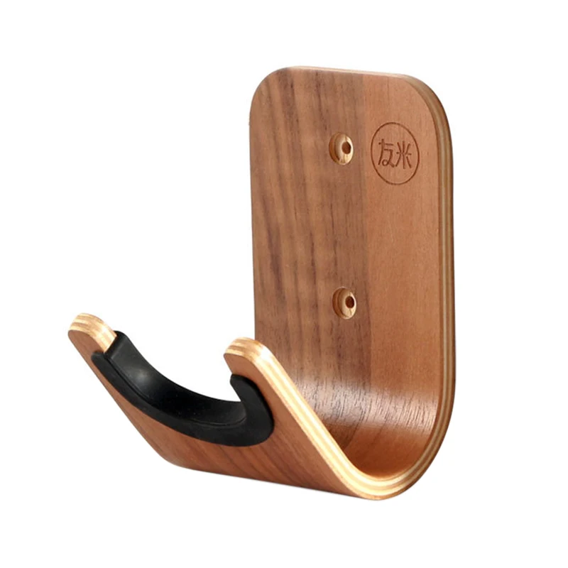 Wood Wall Guitar Hanger Display Rack Hanging Shelf Easy To Install For Violin Erhu Guitars Bass Ukulele Instrument Accessories