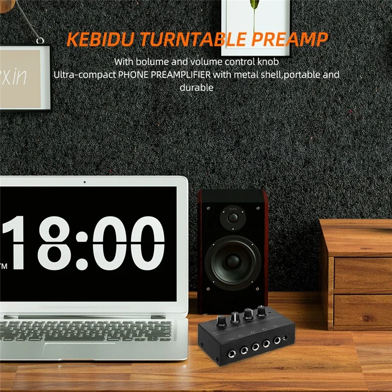 AAAEL-EU Plug Compatível HA400 Mini Amplificador 4 Canais Ultra-Compacto Áudio Estéreo Fone de Ouvido Amplificador