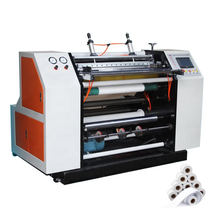 Cash register paper metering report paper thermal paper roll slitting and rewinding machine