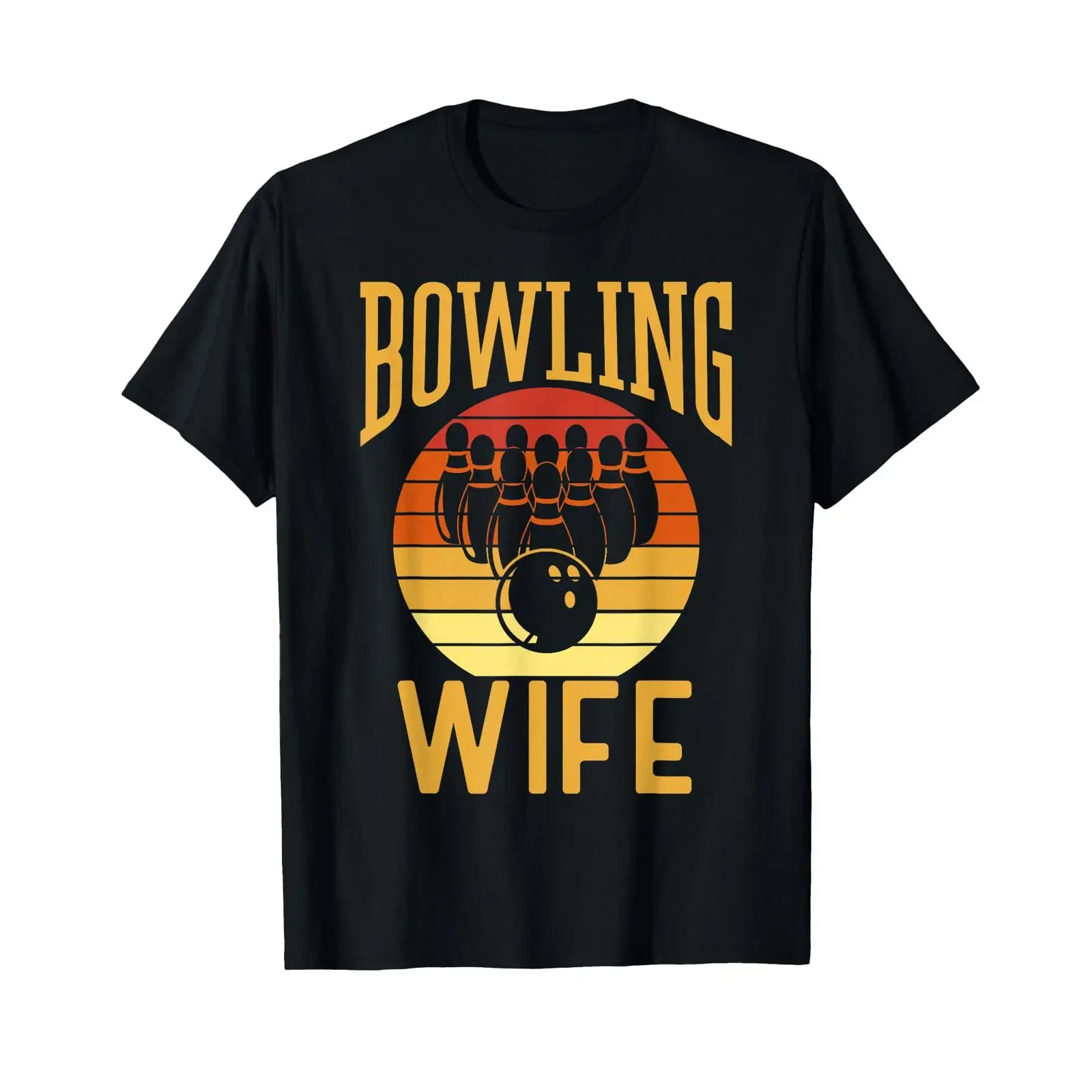 Bowling Wife Hobby Bowler Bowlers Lover T Shirt vintage Washed Stretched fashion Breathable Casual streetwear designer clothes
