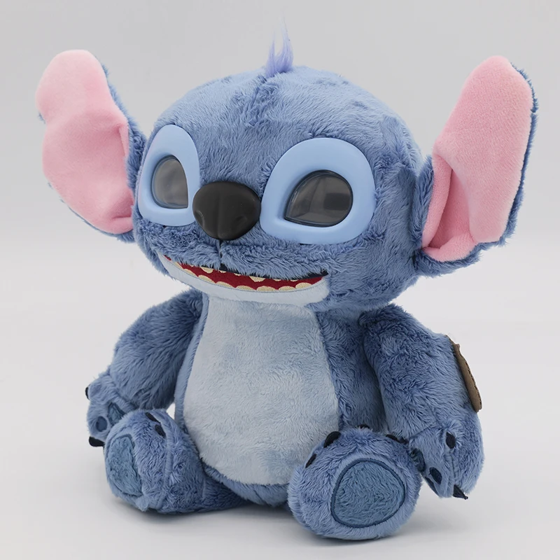 

Disney Series Stitch Lcd Animated Eyes Emit Light Sound Creativity Toys Different Touch Methods Have Different Effects Fun Gifts