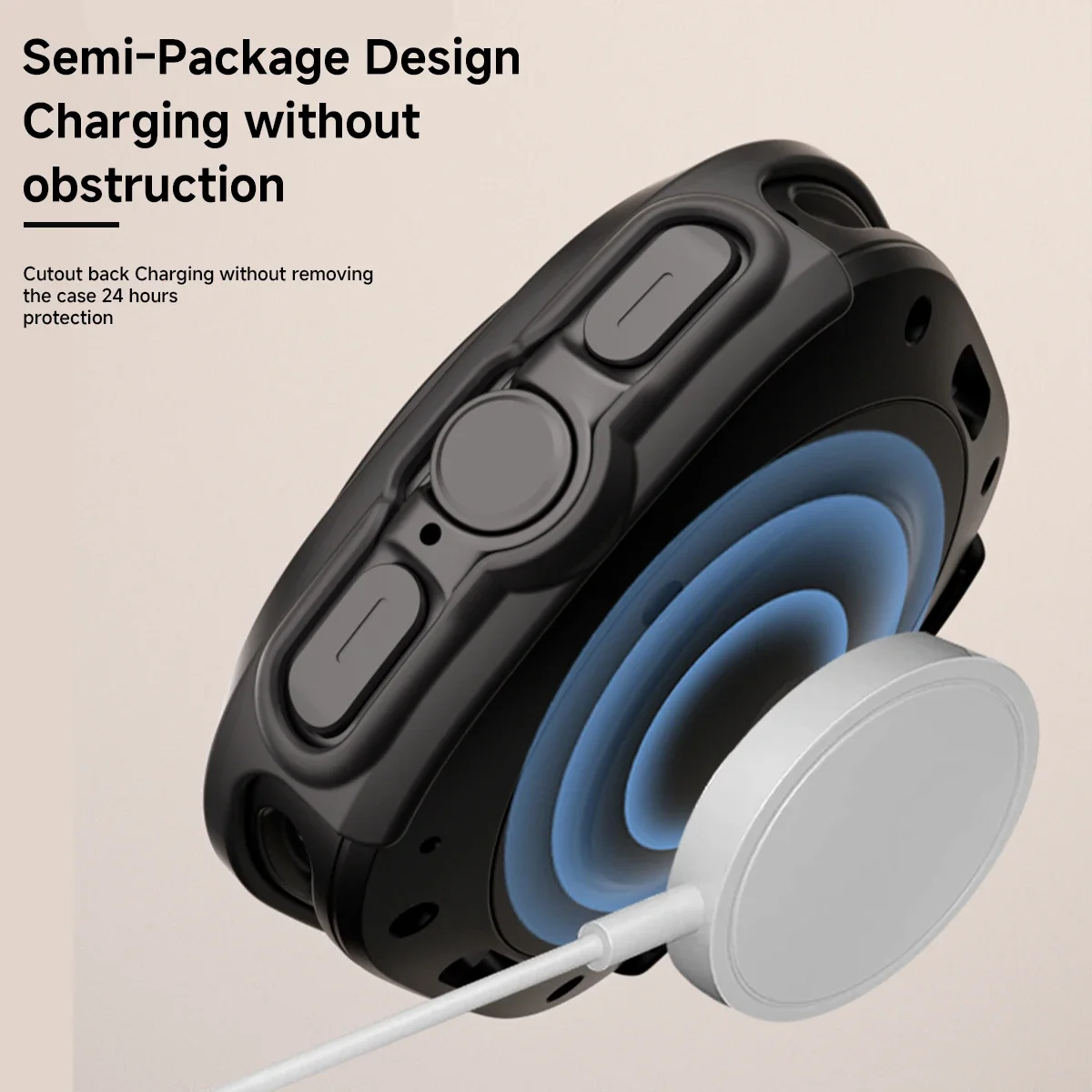 Protective Case for Samsung Galaxy Watch 7 Ultra 47mm SmartWatch PC Full Coverage Shell for Galaxy Watch 7 47mm Protector Fram