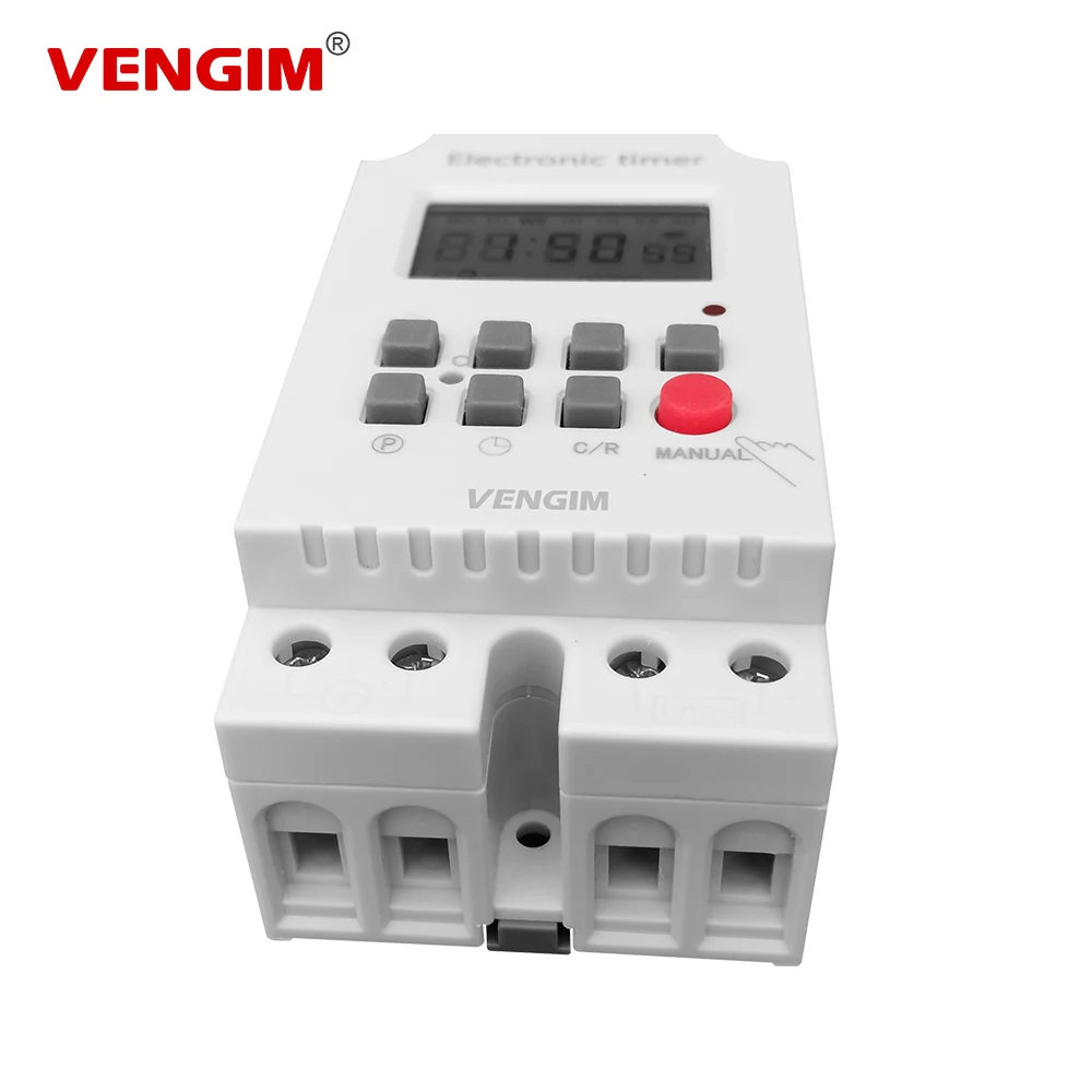 Free Shipping Digital Timer Switch 220V,  Weekly 7 Days Electronic Programmable Timer, Time Controllor 16A