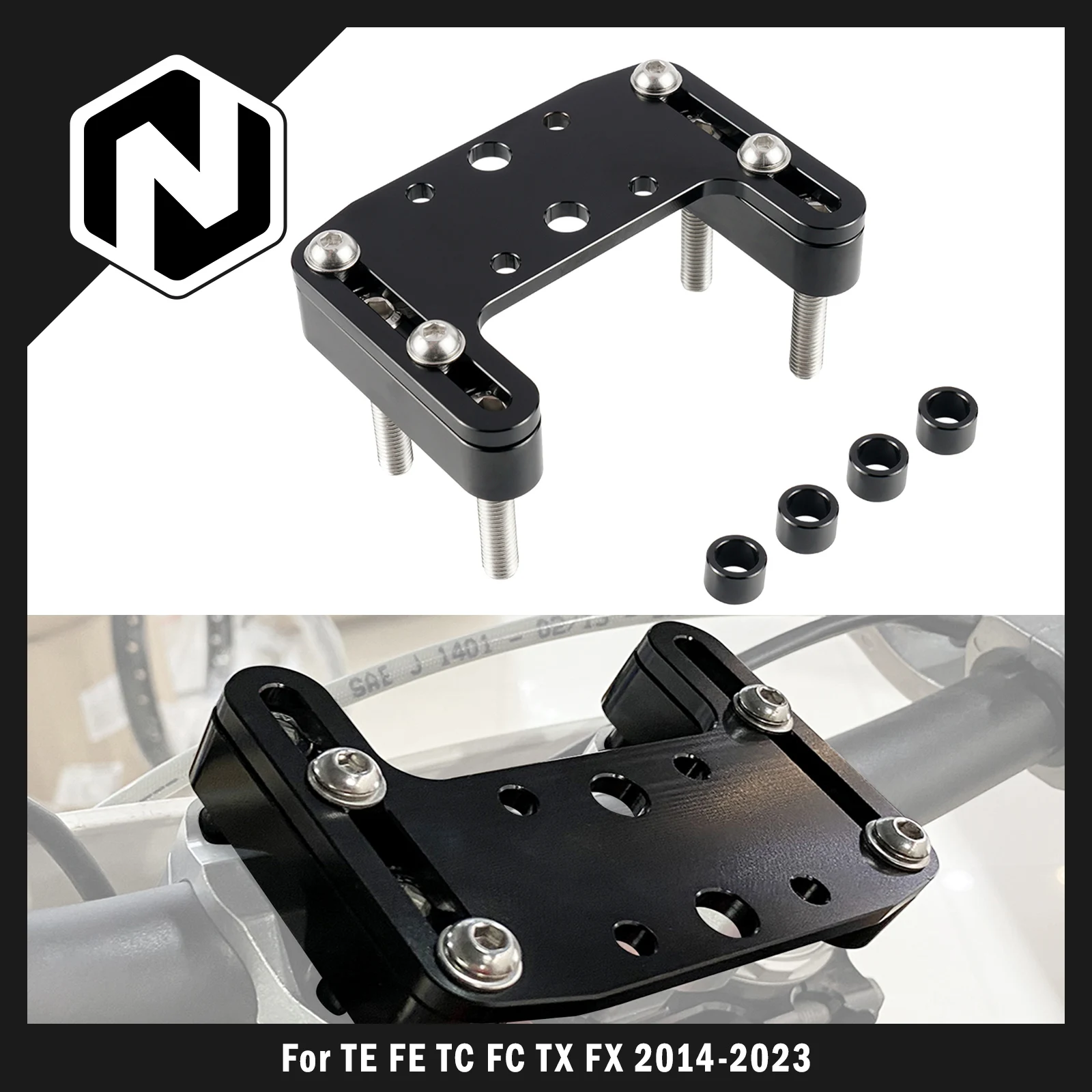 

For Husqvarna TE 300 TE 250 FE 250 FE 350 FE 450 2014-2023 For Beta RR 300 2015-2023 Navigation Bracket Phone GPS Stout Mount