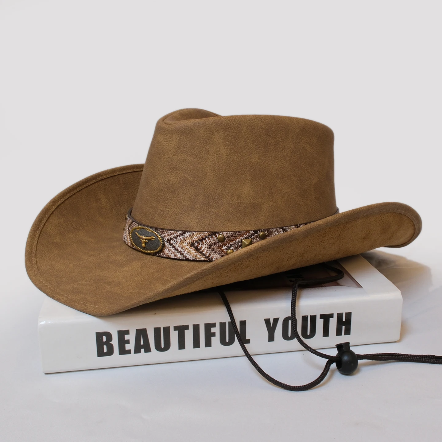 chapeau-de-cowboy-vintage-en-cuir-tibetain-unisexe-impermeable-chaud-style-western-pare-soleil-pour-l'equitation-et-les-activites-de-plein-air