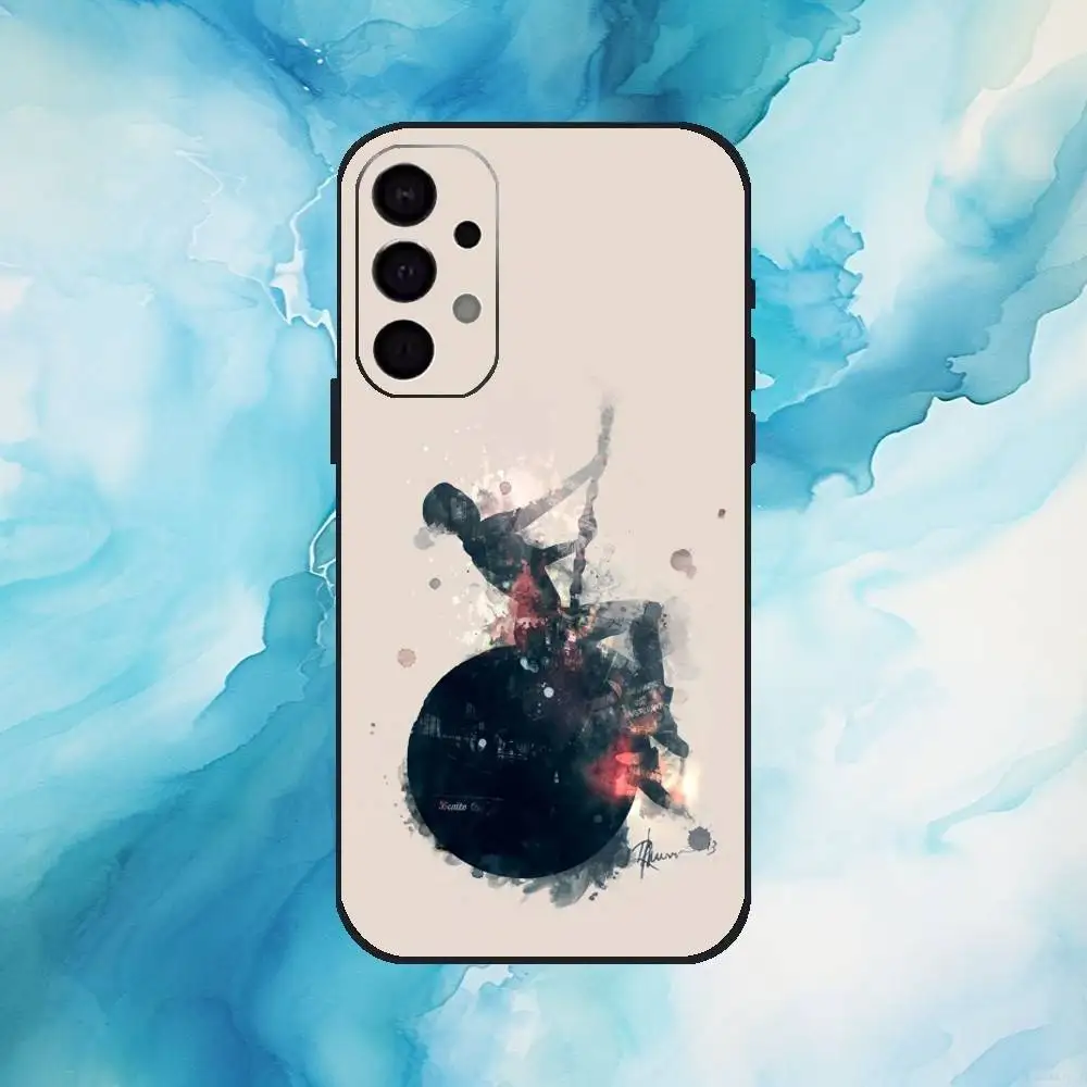 حافظة هاتف M-Miley Something C-Cyrus لهاتف سامسونج جالاكسي A73، A72، A71، A70، A53، A52، A51، غطاء أسود ناعم آخر