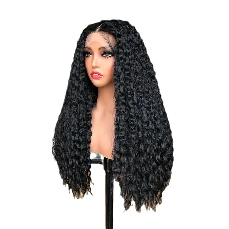 Fashionable Steel Curl Small Curly Wig African Front Lace