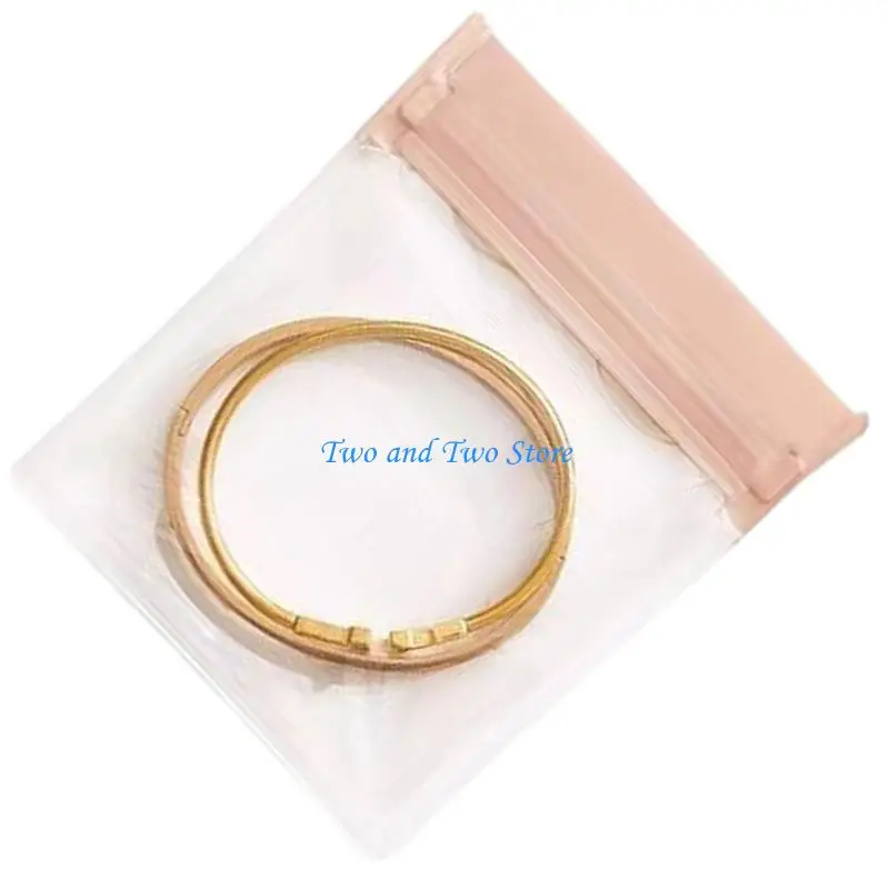 

HX6F Protective Jewelry Transparent Sealed Bag for Rings Bracelets Srorage Bags