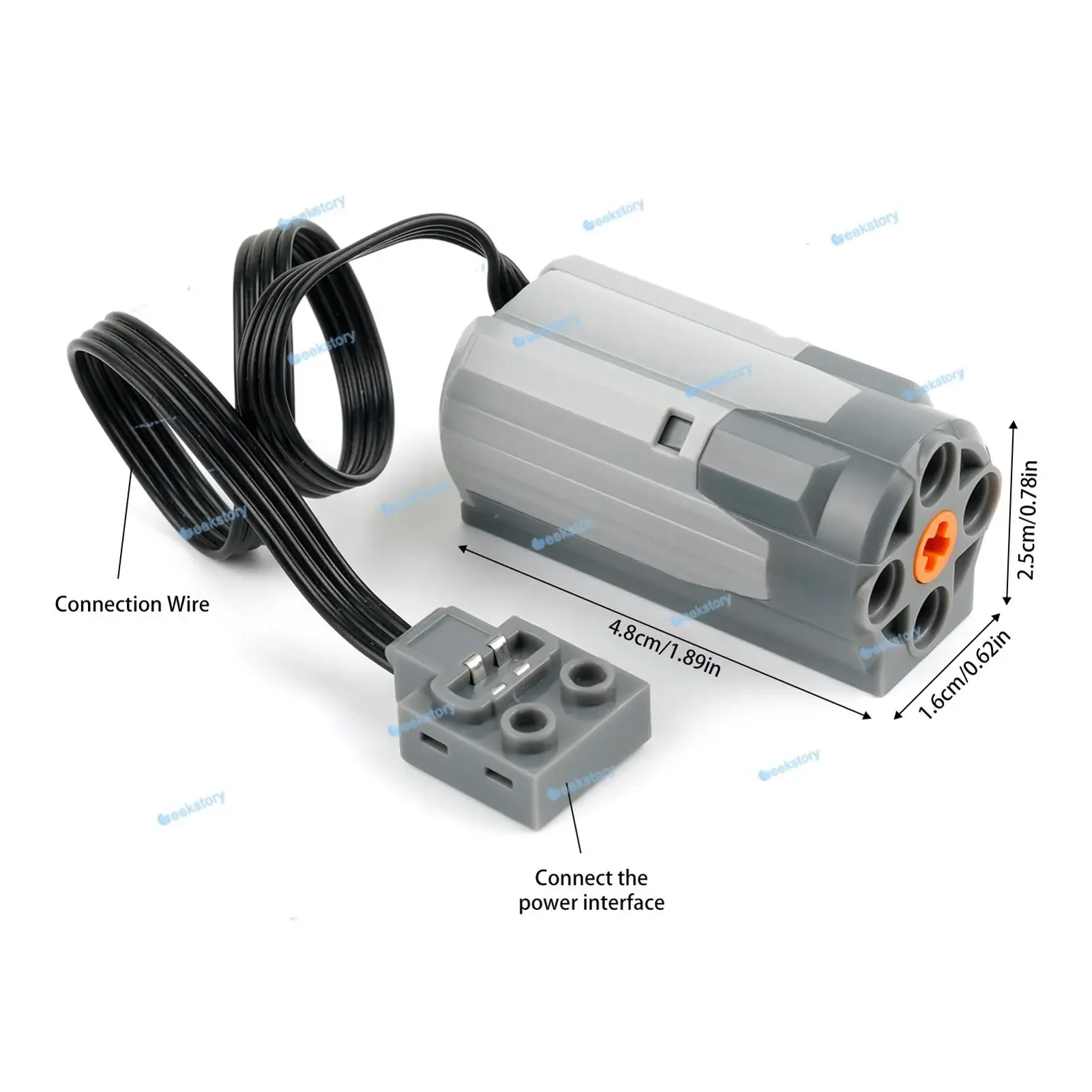 10PCS Power Funktionen Technologie Bausteine Teile M Motor 8883 Zusammengebaut 88003 L Motor Modifizierte MOC Ziegel Spielzeug Zubehör