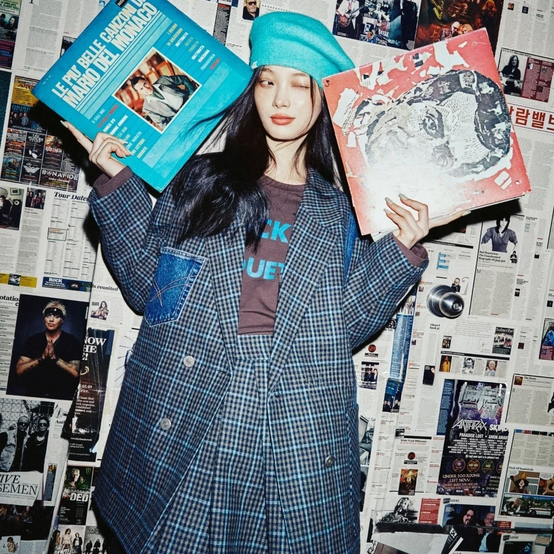 

Модный корейский дизайн, универсальный женский деловой костюм с длинными рукавами, свободного кроя, с декоративными вставками, для повседневной носки