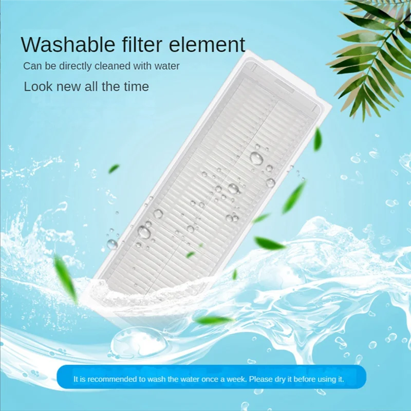 ل Xiaomi Mijia 2Nd الجيل STYTJ02YM كنس التطهير جهاز آلي لتنظيف الأتربة أجزاء فرشاة جانبية فلتر Hepa