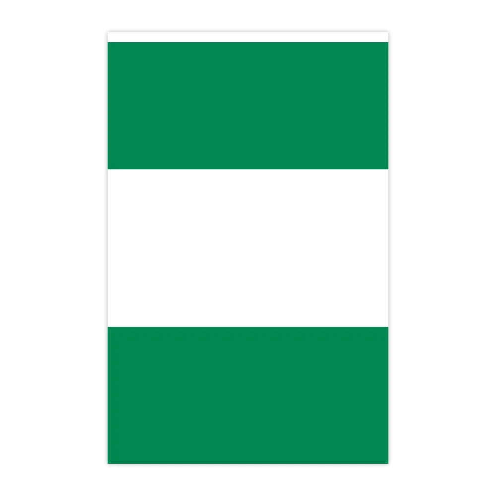 SKY FLAG Nigeria bunting flags 14x21cm 20pcs/lot Nigeria String flags Pennant Banner Festival Party Holiday for decor