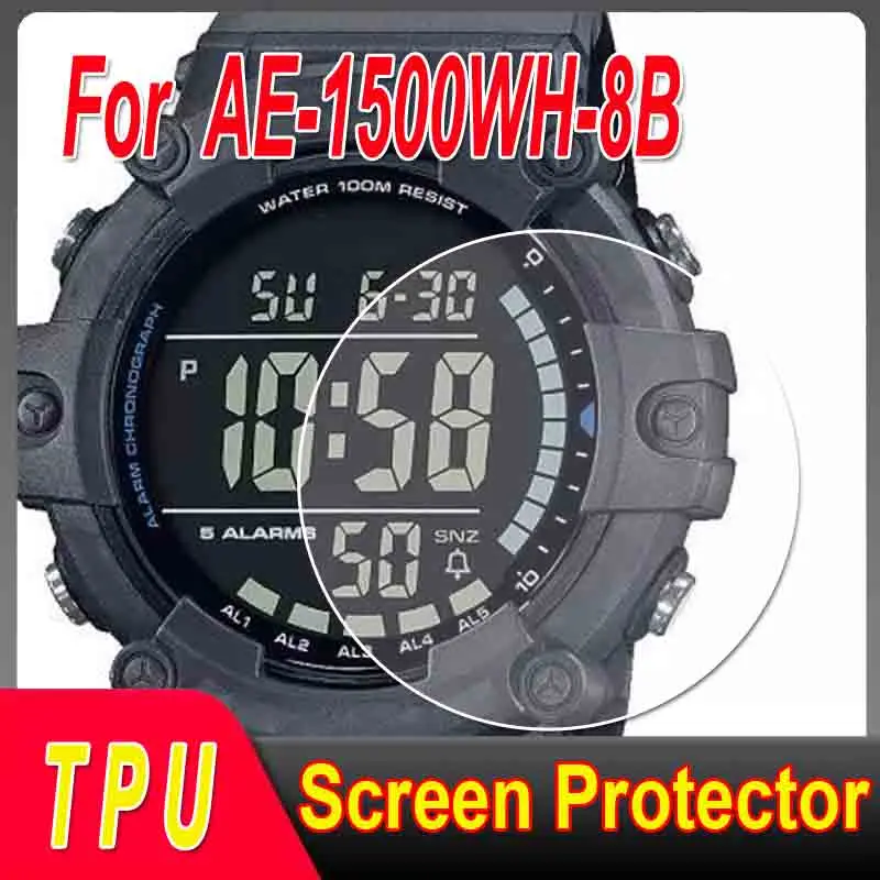 

2PCS/3PCS TPU Screen Protector For Watch GA-2200 GMA-S2200 AE-1500 MRW-210 MRW-200H HProtector Nano Explosion-proof Film
