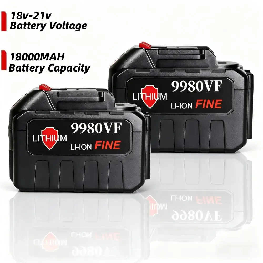 

21 В, 18000 мАч, 9980VF, литий-ионный аккумулятор, подходит для электроинструментов Makita, литиевая аккумуляторная батарея для беспроводного вентилятора, гаечного ключа, бензопилы