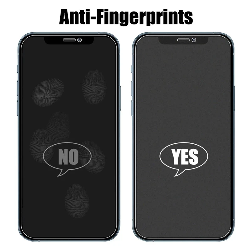 1-5 Piezas Templado Mate para iPhone 17 16 15 14 13 12 11 Protector de Pantalla Esmerilado para iPhone 17 Pro Max 13 Mini Película de Vidrio 2