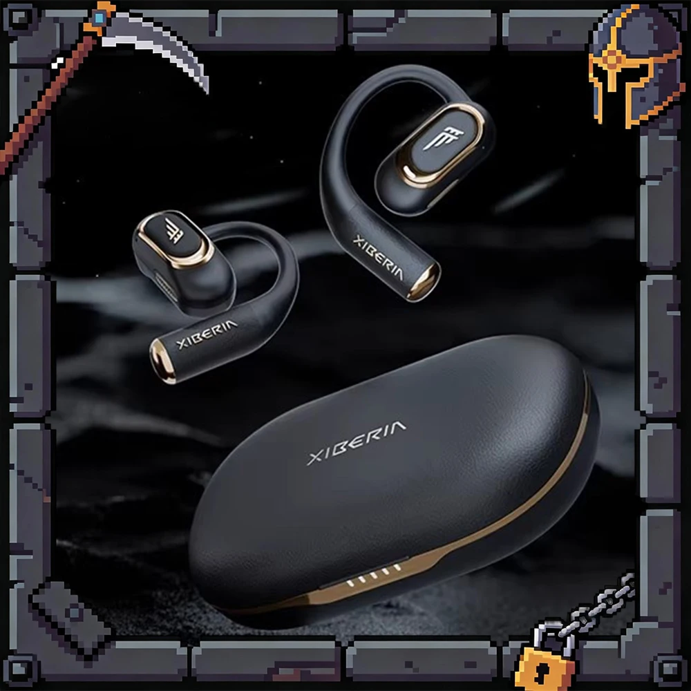 

Siberia Air Fit Wireless Headphones 15x11 Runway Type Titanium Plating Unit 600mAh Battery In Ear Headphones For Pc Accessoriess