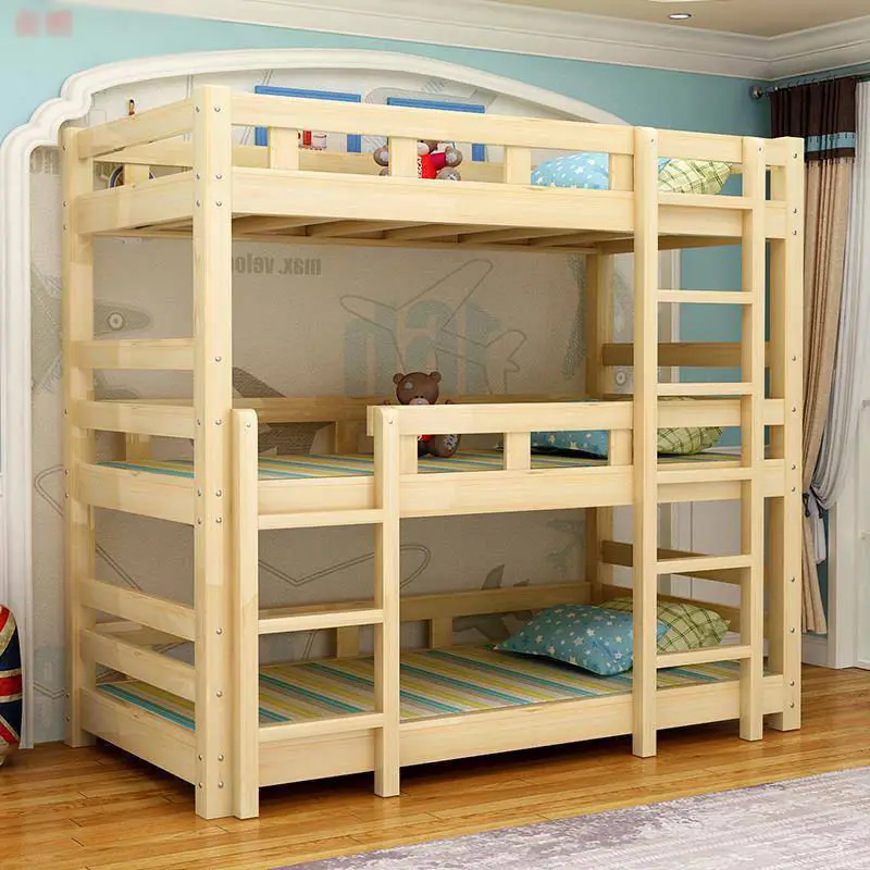 Three Floor Beds Children's Beds Upper Middle and Lower Beds Multi-functional Combination
