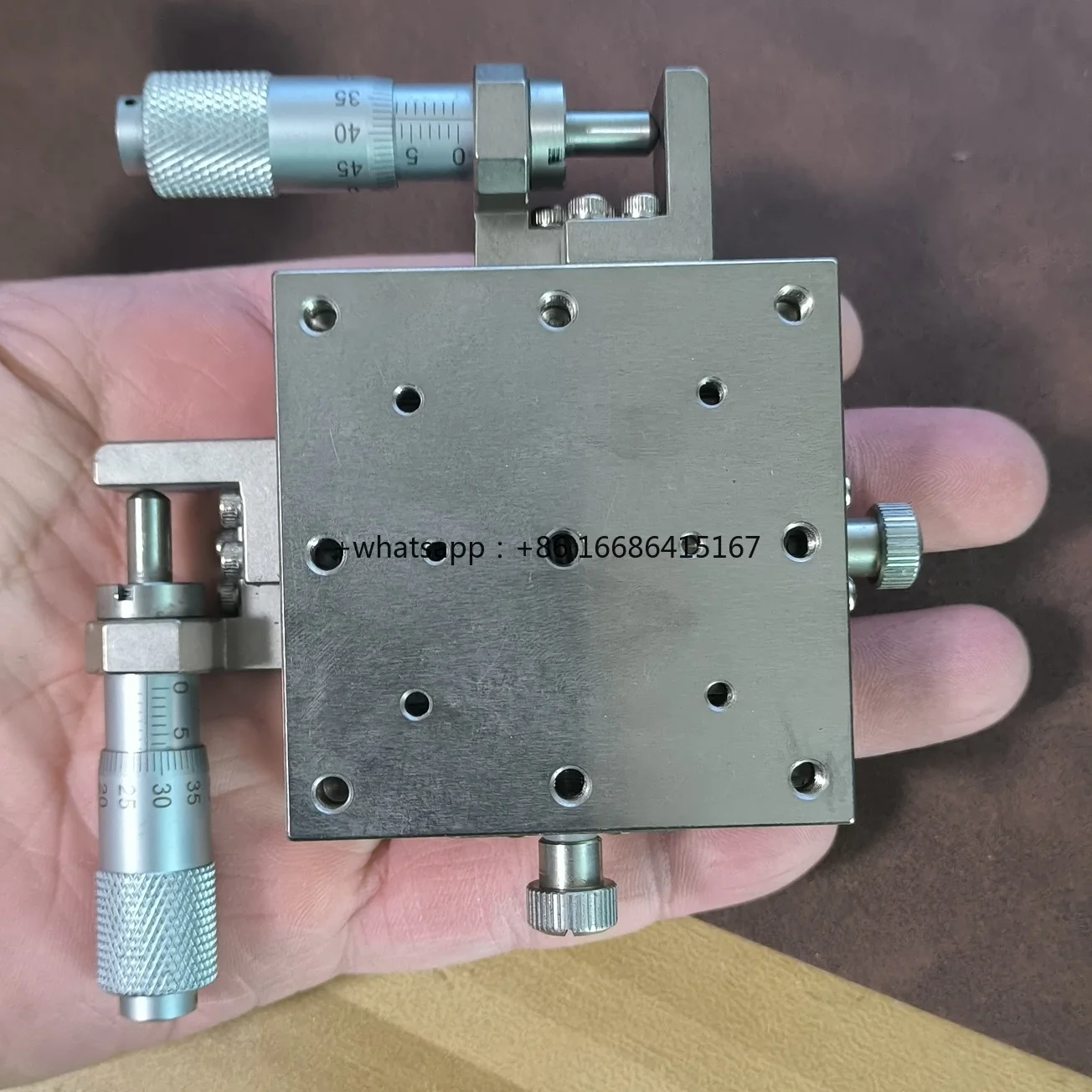 

60mm Stainless Steel Material Axis Fine Adjustment Slide Table
