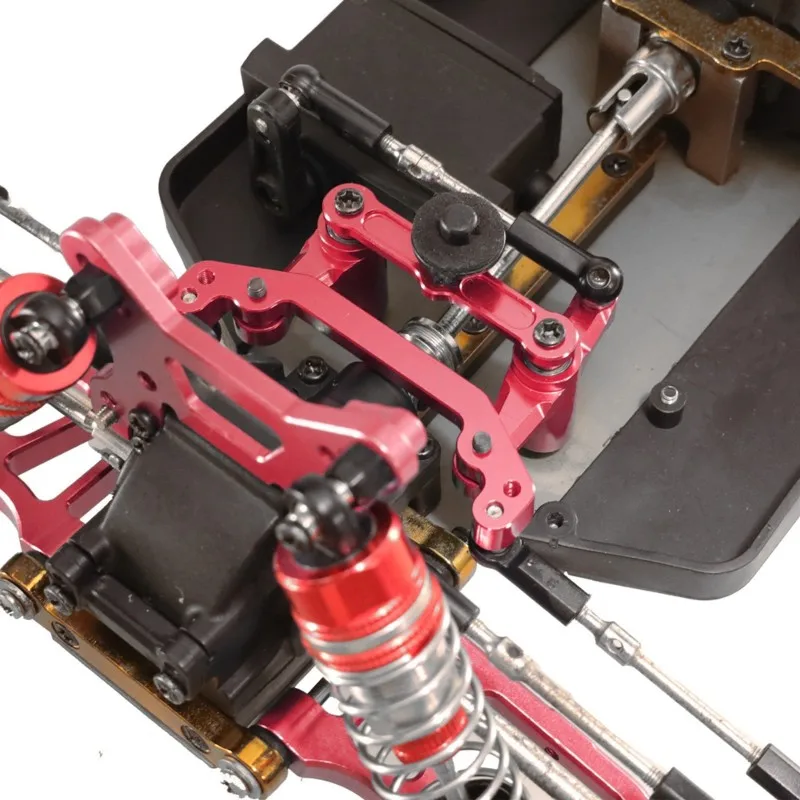 A63T-For Weili 1/10 Scale RC Car Upgrade Parts Metal Shock Mounts - 104072 Remote Control Vehicle Enhancement