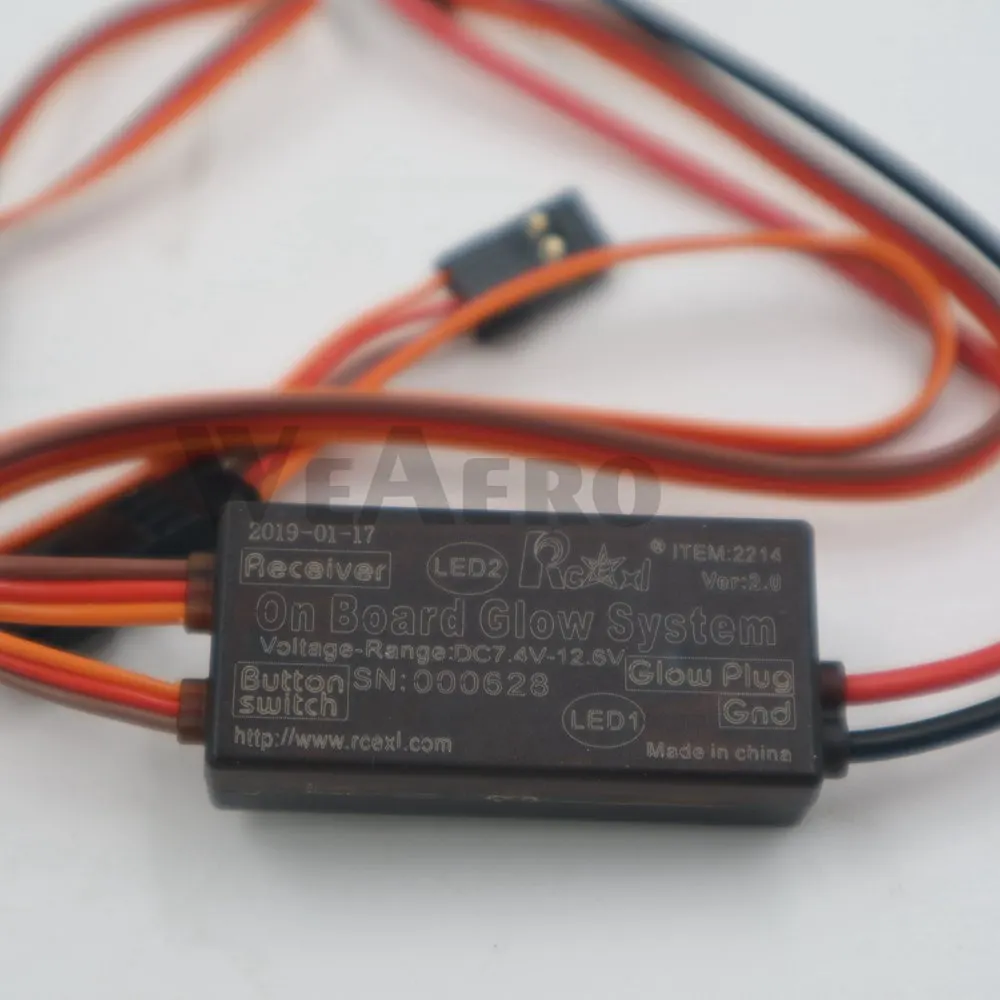 

New Style! RCEXL On Board Glow System Ignition Drive Glow Plug Driver for RC Nitro Airplane