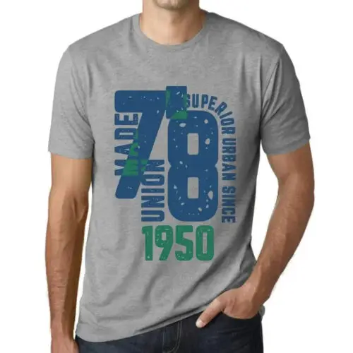 Men's Graphic T-Shirt Superior Urban Style Since 1950 74th Birthday Anniversary