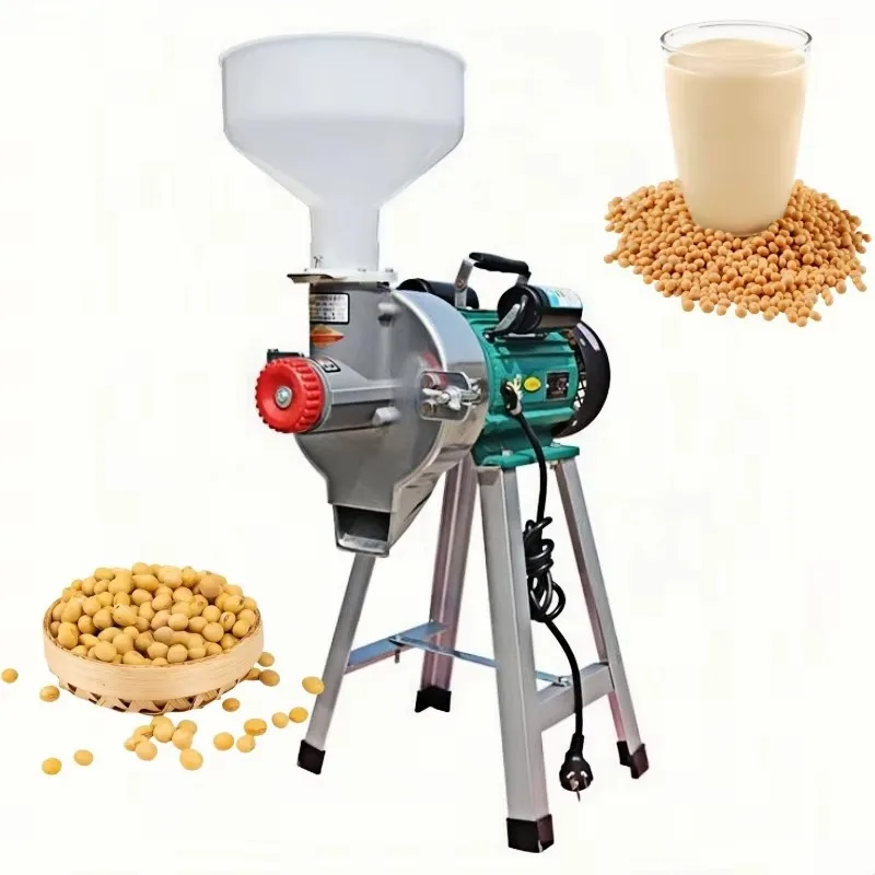 

Wet and Dry Flour Mills Electric Four Mill Dry Grain Chili Black Pepper Rice Wheat Corn Grain Mill Grinder Pulverizer