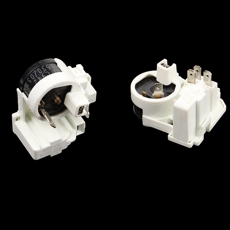 Fridge Compressor PTC Relay and Overload Protector Start Relay Connected overload protection relay for shrinking starter