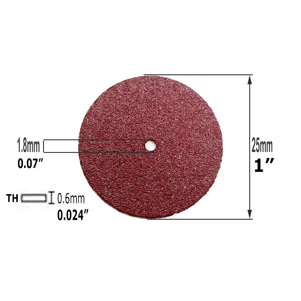 10 + 1 Stück Trennscheiben 25 * 0,6 * 1,8 mm San-1 Superdünnes Edelstahl-Schneidrad