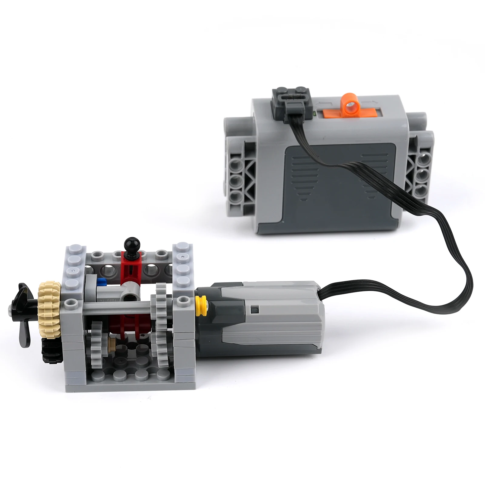 

MOC2021 Technical 2 Speed Gearbox Transmission Mechanism Assembly Kit Compatible with legoeds Building Blocks DIY Model Parts