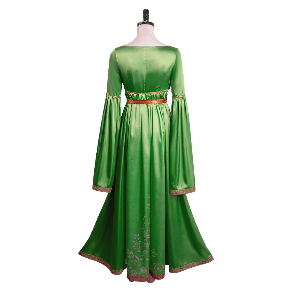 Princess Leia Cosplay Fantasy Slave Dress Wig Women Movie Space Battle Costume Disguise Adult Halloween Roleplay Party Outfits