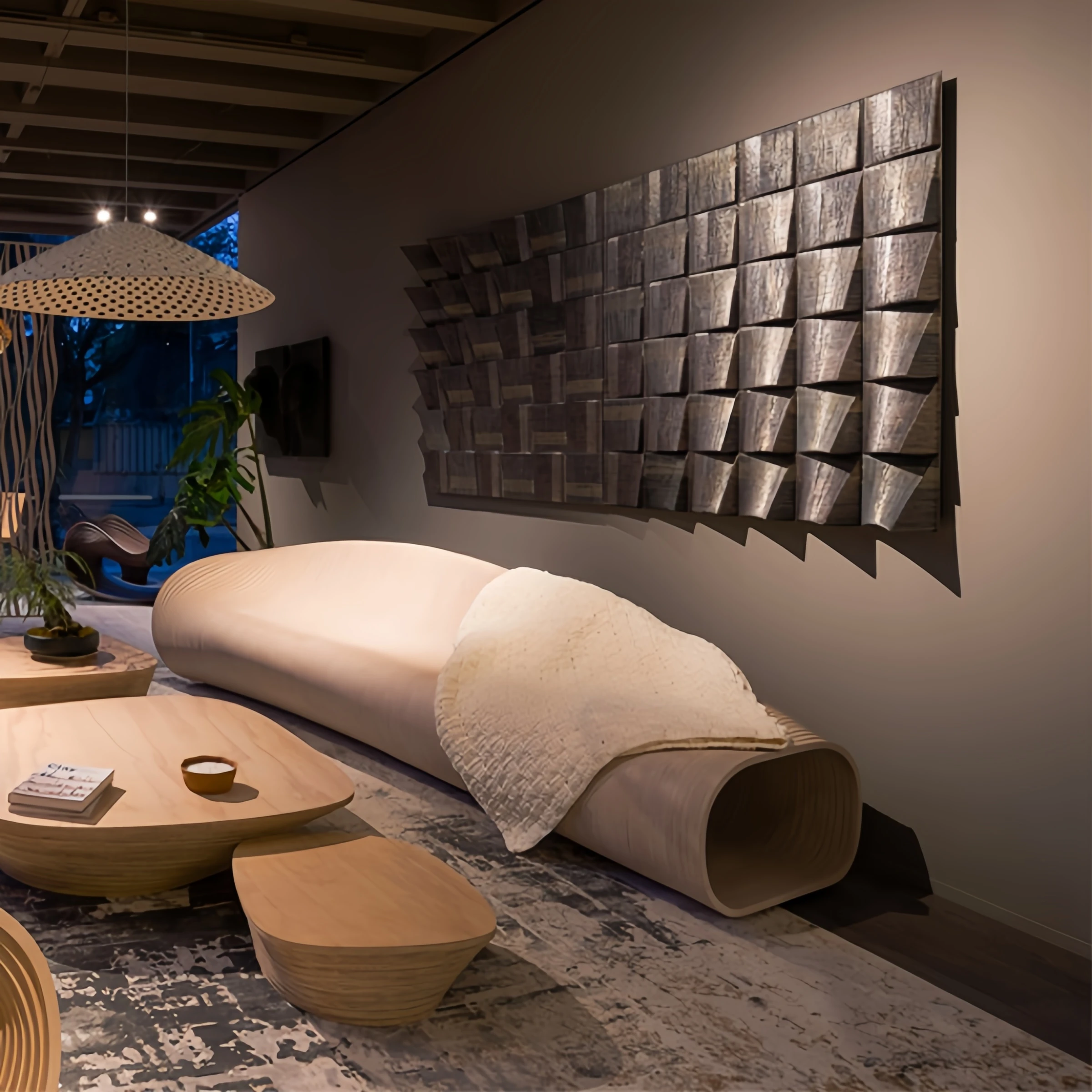 Interior Design Zoning - ！@Interior Design Parametric Sofa Eco-friendly Accent